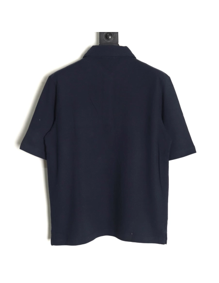 Hermes Double Pocket Polo Short Sleeve T-Shirt TSK1,Hermes