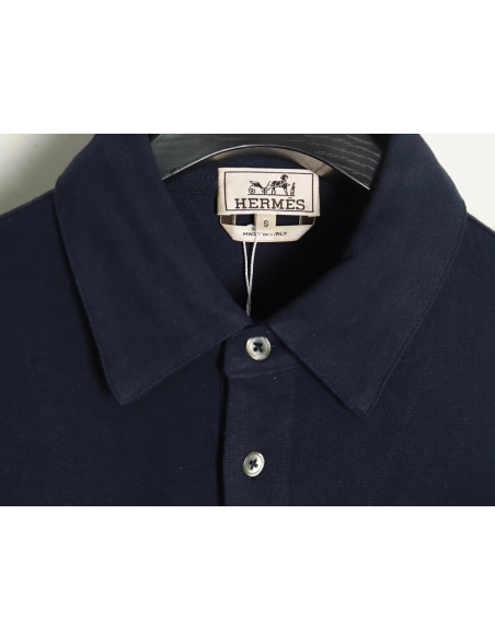Hermes Double Pocket Polo Short Sleeve T-Shirt TSK1,Hermes