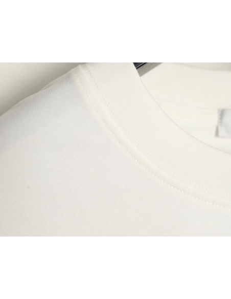 Dior bee embroidered logo short sleeve T-shirt,Dior