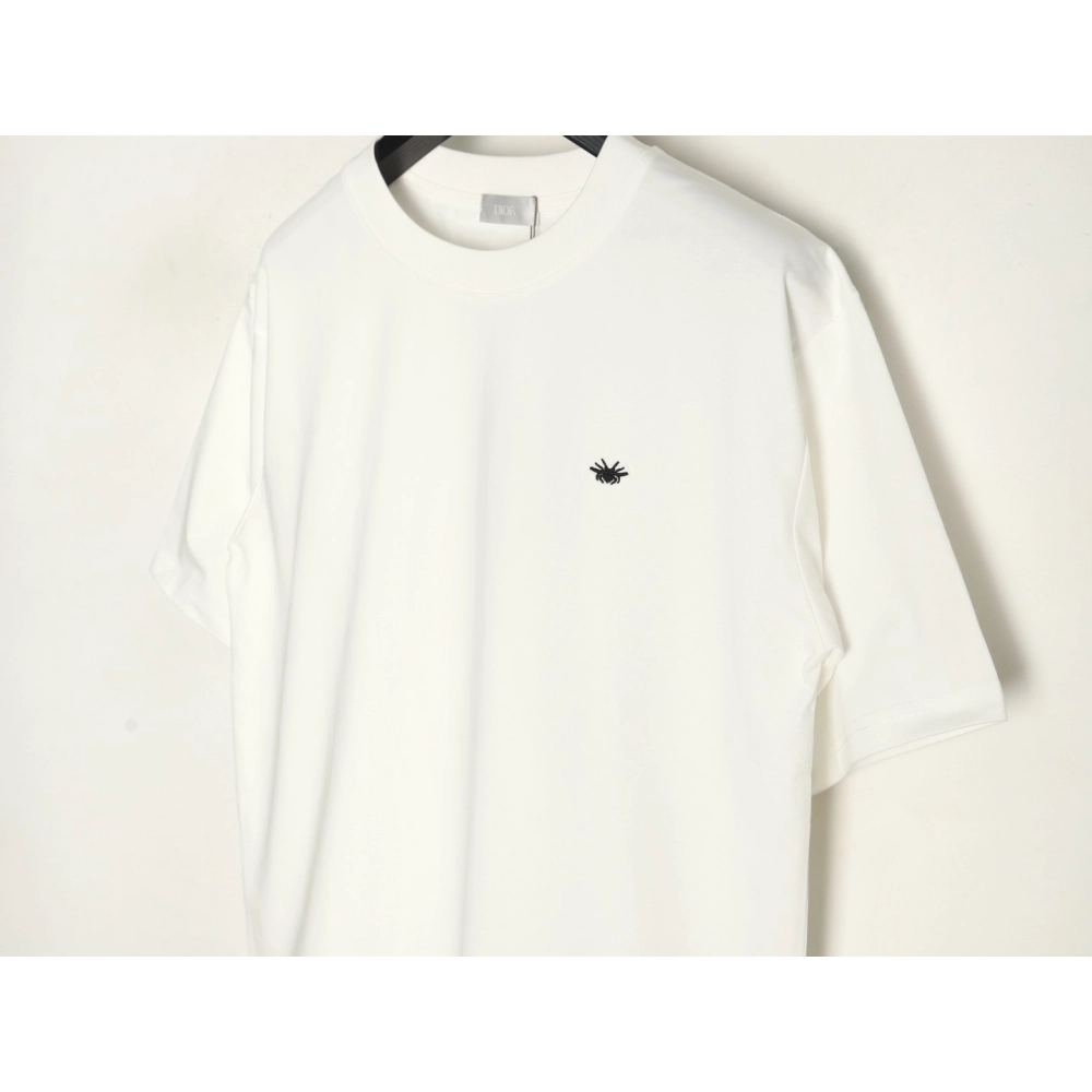 Dior bee embroidered logo short sleeve T-shirt,Dior