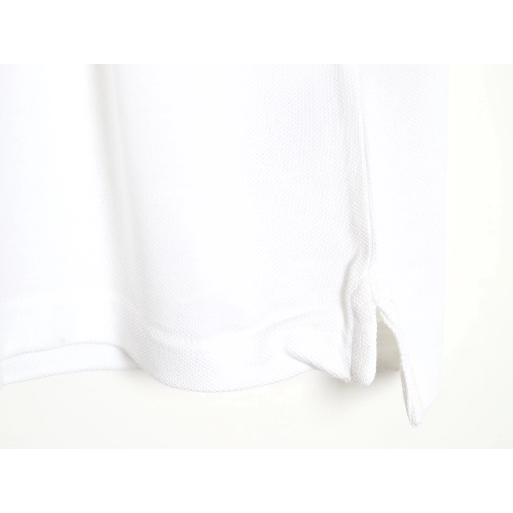 Burberry Button BT Logo Short Sleeve Polo Shirt,Burberry
