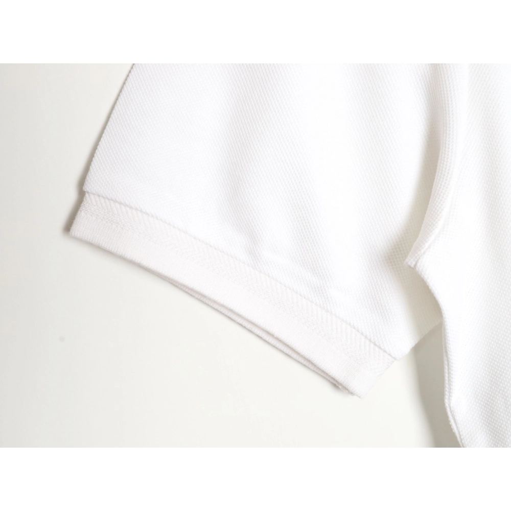 Burberry Button BT Logo Short Sleeve Polo Shirt,Burberry