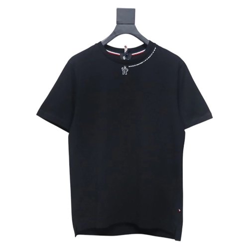 Moncler Neck Lettering Logo Printed Short Sleeves,Moncler