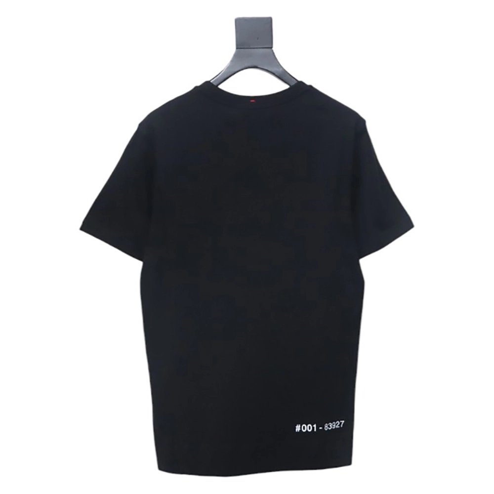 Moncler Neck Lettering Logo Printed Short Sleeves,Moncler