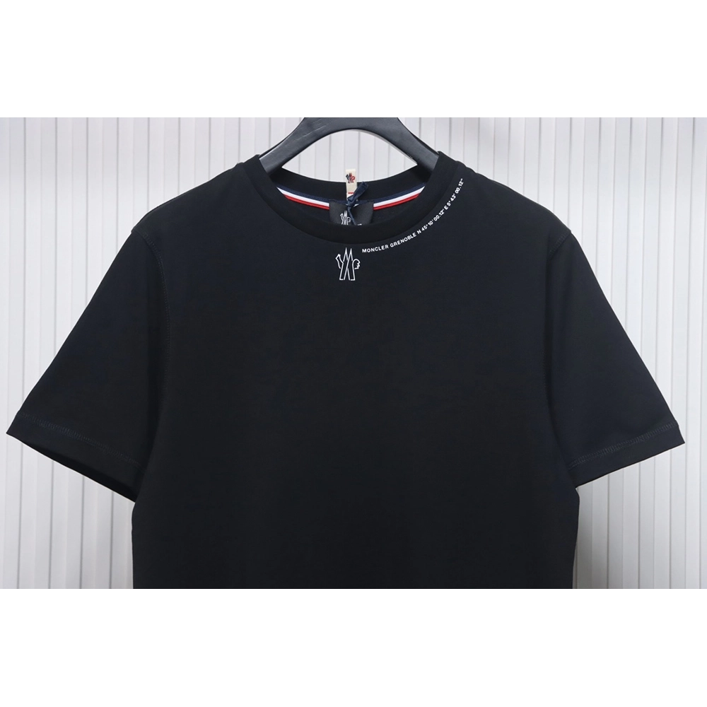 Moncler Neck Lettering Logo Printed Short Sleeves,Moncler