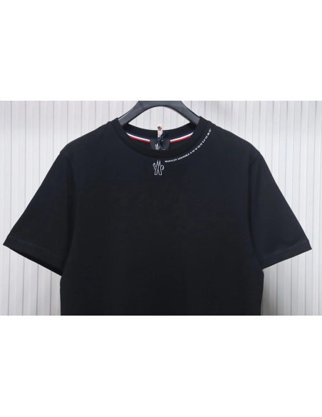 Moncler Neck Lettering Logo Printed Short Sleeves,Moncler
