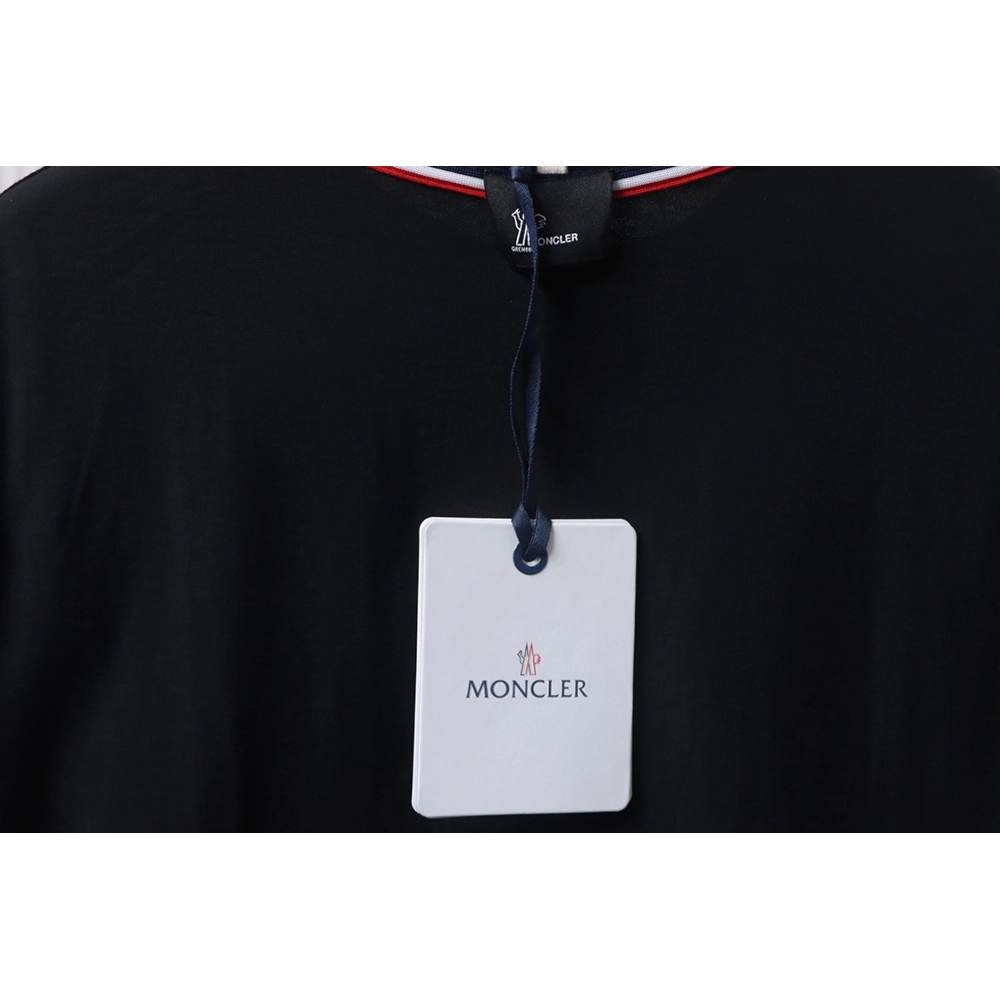 Moncler Neck Lettering Logo Printed Short Sleeves,Moncler