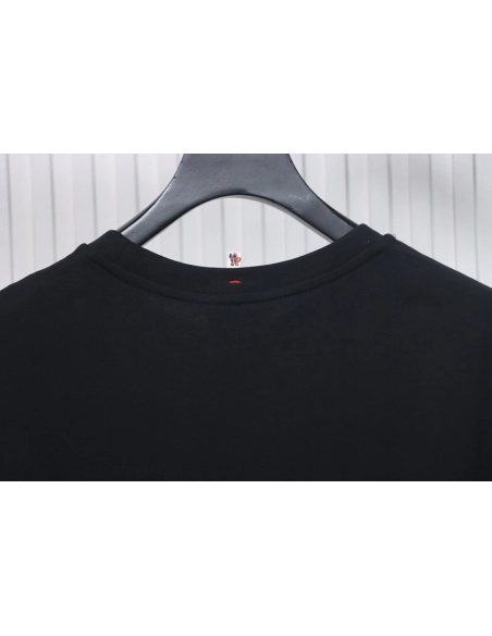 Moncler Neck Lettering Logo Printed Short Sleeves,Moncler
