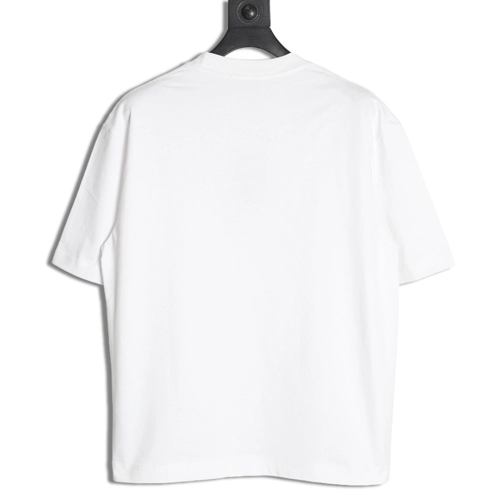 Givenchy shoulder hand-painted letter print short sleeves,Givenchy