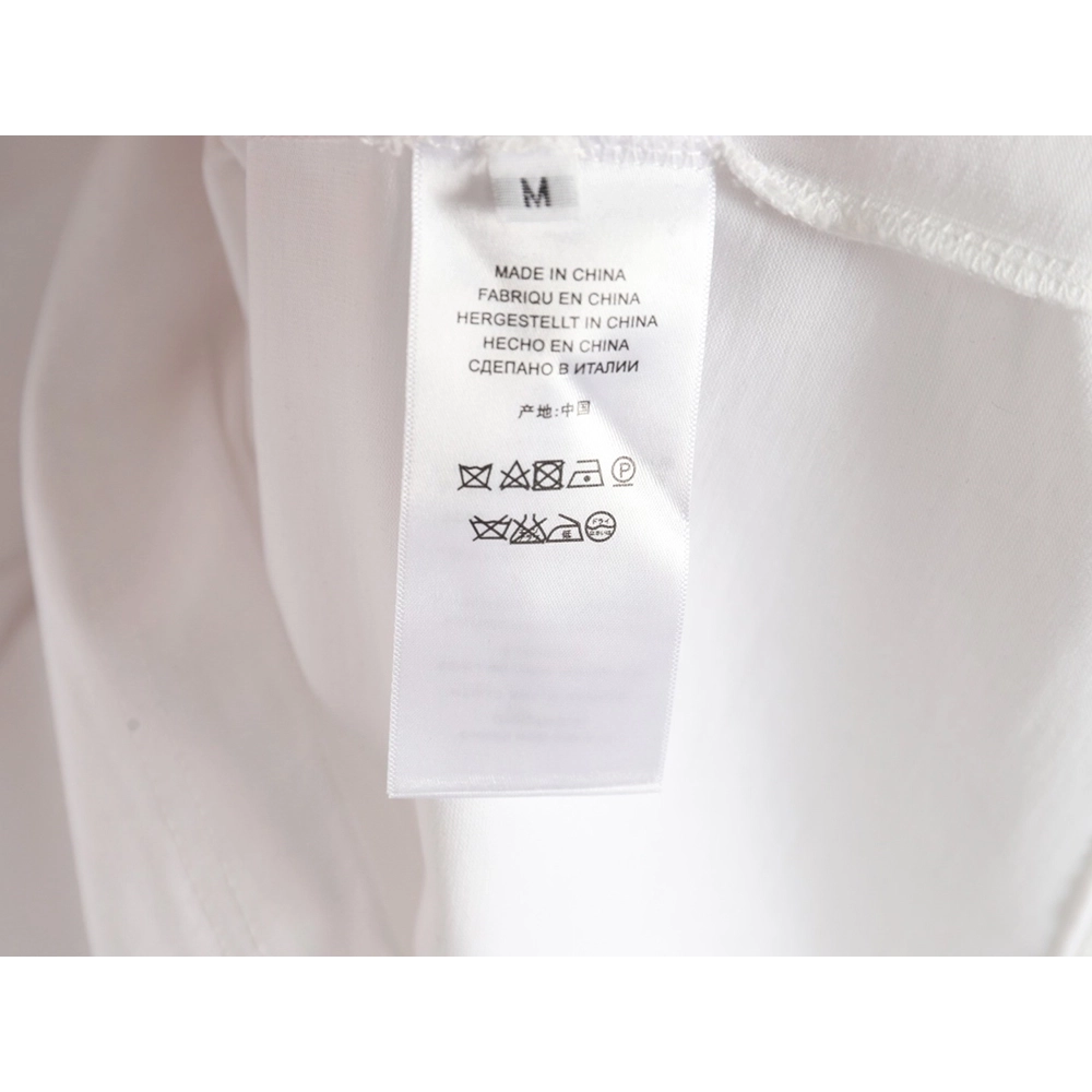 Givenchy shoulder hand-painted letter print short sleeves,Givenchy