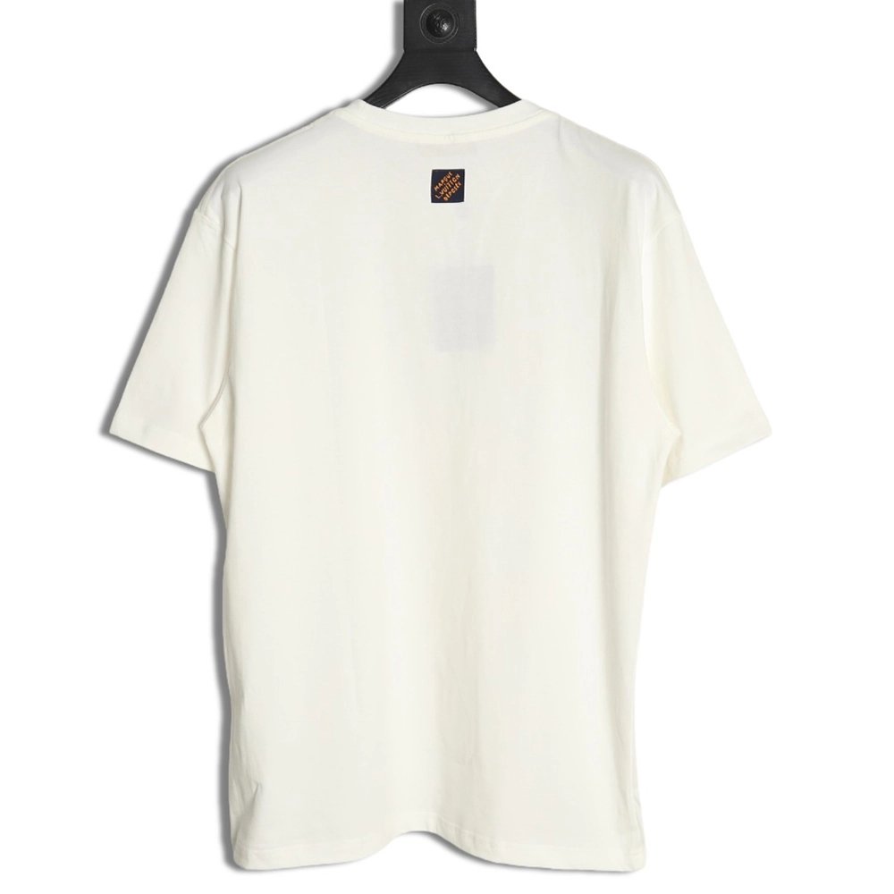 Louis Vuitton embroidered lettering short-sleeved T-shirt,Louis Vuitton