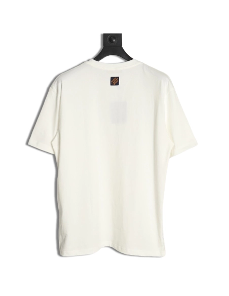 Louis Vuitton embroidered lettering short-sleeved T-shirt,Louis Vuitton