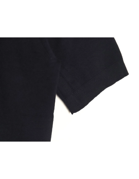 Gucci collar intarsia knitted short-sleeved T-shirt,Gucci