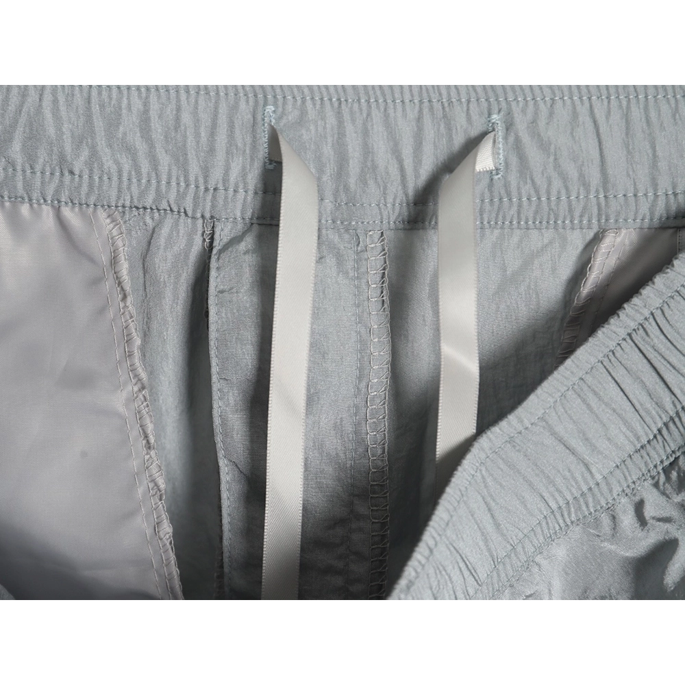 Stone Island Solid Metallic Nylon Stretch Pants,Stone Island