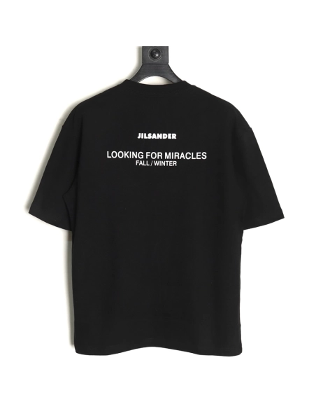 JIL SANDER Lettering Printed Short-Sleeved T-Shirt TSK1,JIL SANDER