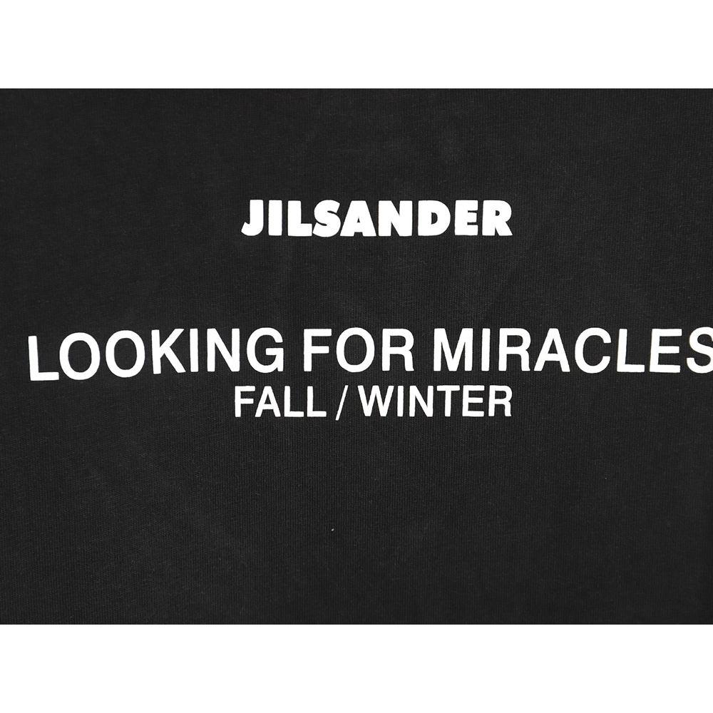 JIL SANDER Lettering Printed Short-Sleeved T-Shirt TSK1,JIL SANDER