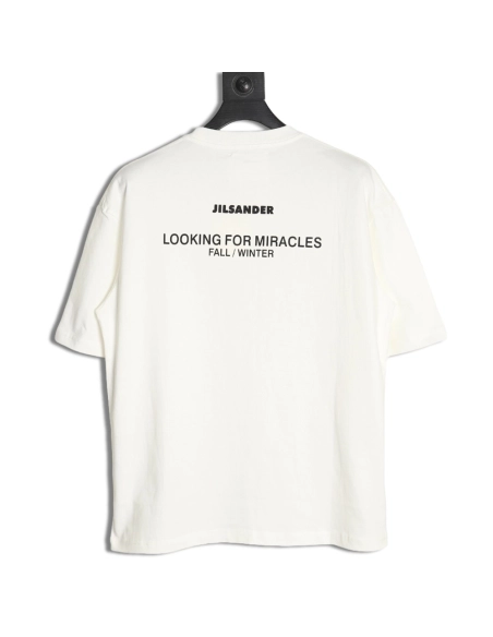 JIL SANDER Lettering Printed Short-Sleeved T-Shirt,JIL SANDER
