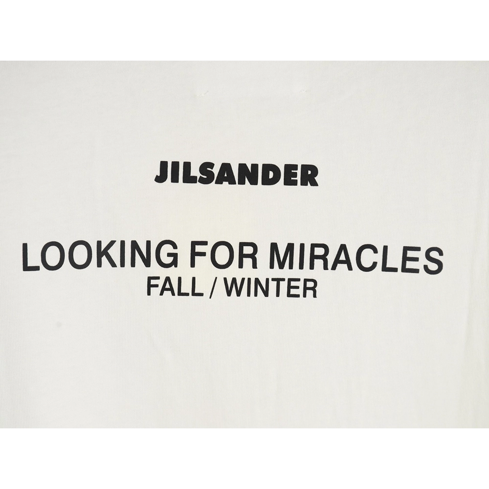 JIL SANDER Lettering Printed Short-Sleeved T-Shirt,JIL SANDER