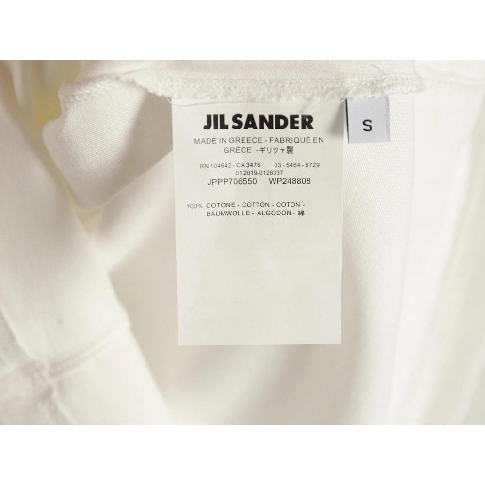 JIL SANDER Lettering Printed Short-Sleeved T-Shirt,JIL SANDER