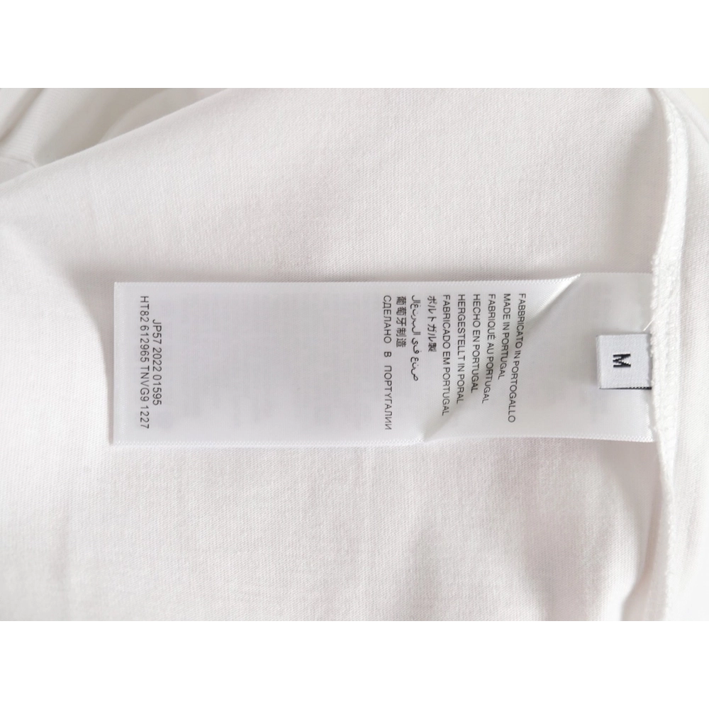 Balenciaga Mottled Letters Ink Print Short Sleeve T-shirt,Balenciaga