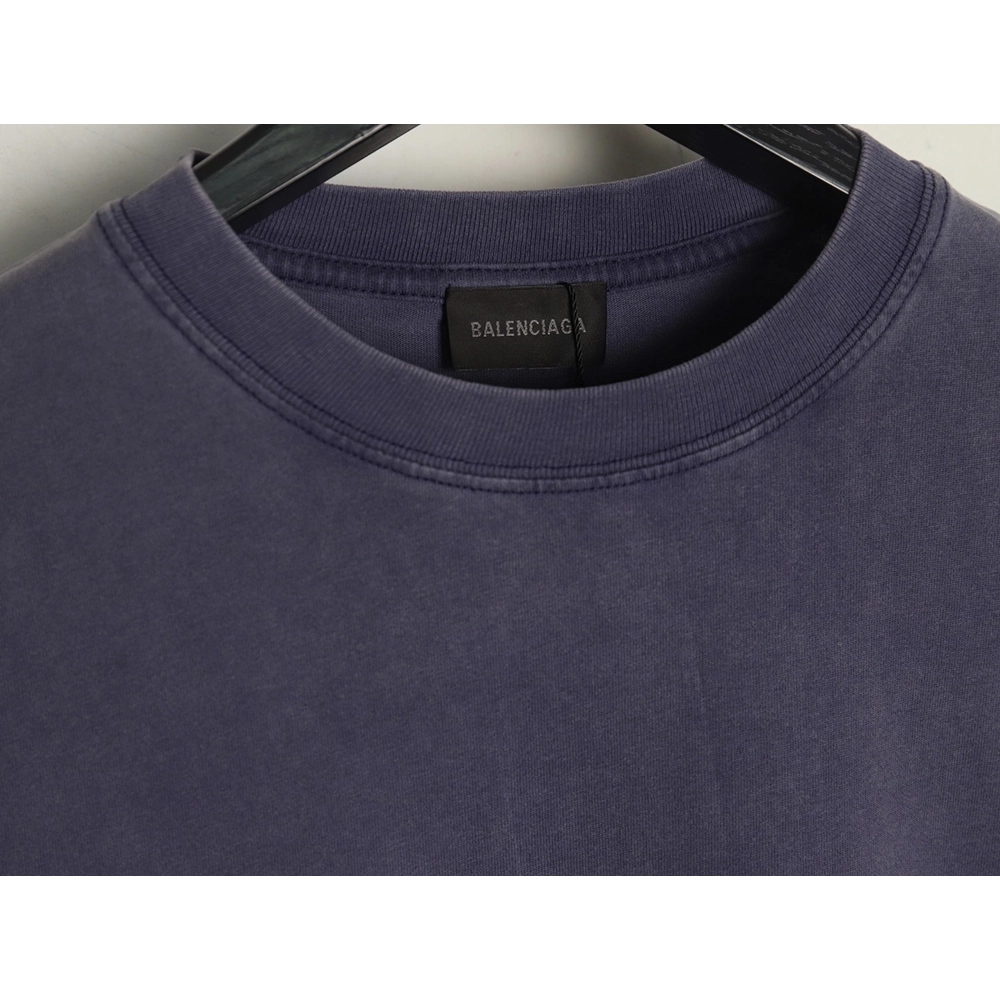 Balenciaga E-sports Letter Washed Short Sleeve T-Shirt,Balenciaga