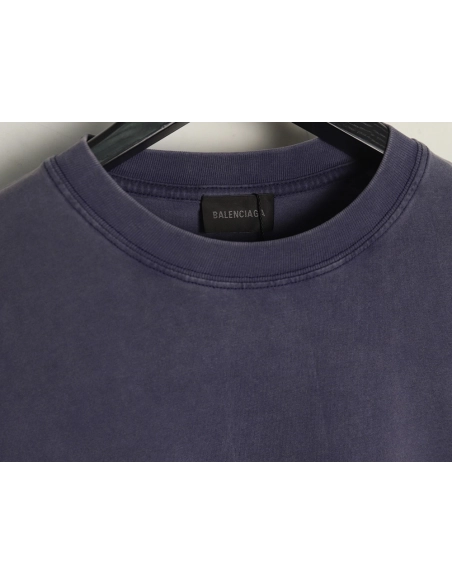 Balenciaga E-sports Letter Washed Short Sleeve T-Shirt,Balenciaga