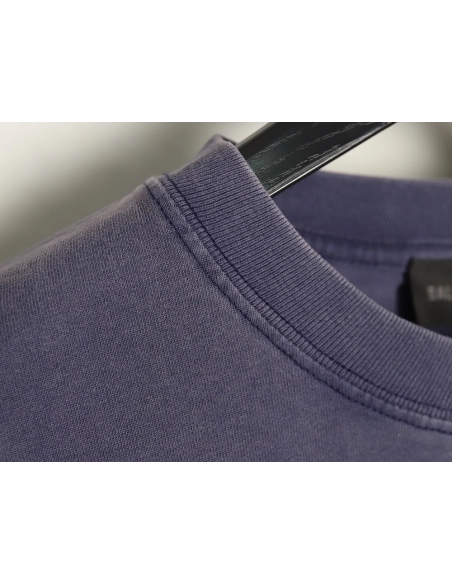 Balenciaga E-sports Letter Washed Short Sleeve T-Shirt,Balenciaga