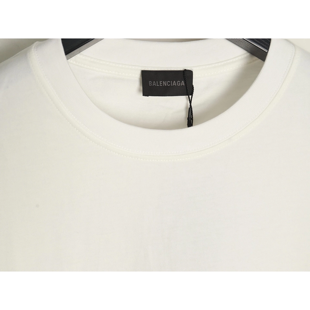 Balenciaga Fashion Newspaper Print Thickened Short Sleeve T-Shirt,Balenciaga