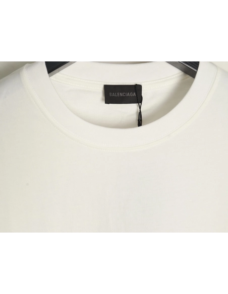 Balenciaga Fashion Newspaper Print Thickened Short Sleeve T-Shirt,Balenciaga