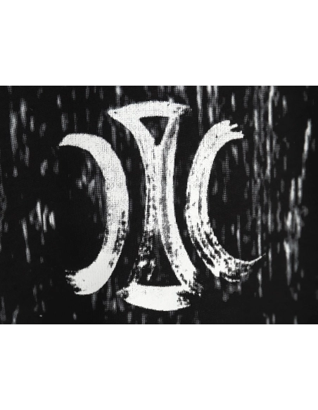 Celine distressed logo print short sleeves TSK1,Celine