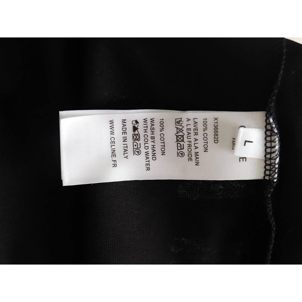 Celine distressed logo print short sleeves TSK1,Celine