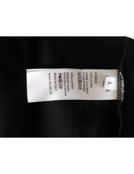 Celine distressed logo print short sleeves TSK1,Celine