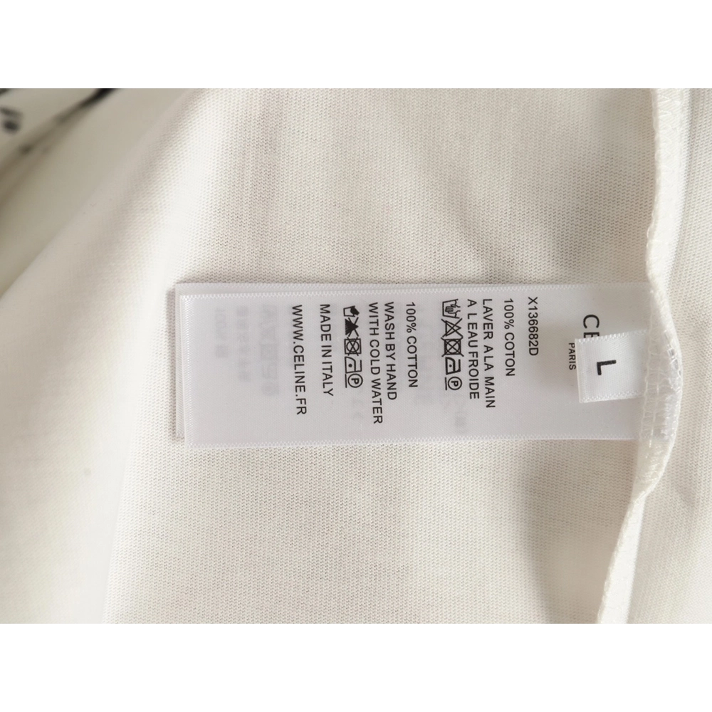 Celine distressed logo print short sleeves,Celine