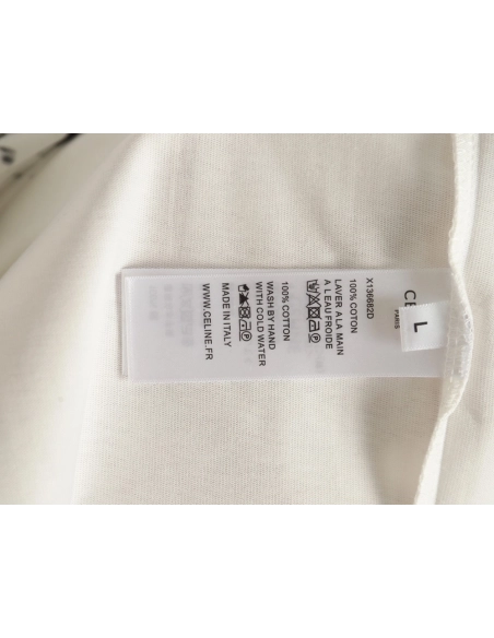 Celine distressed logo print short sleeves,Celine