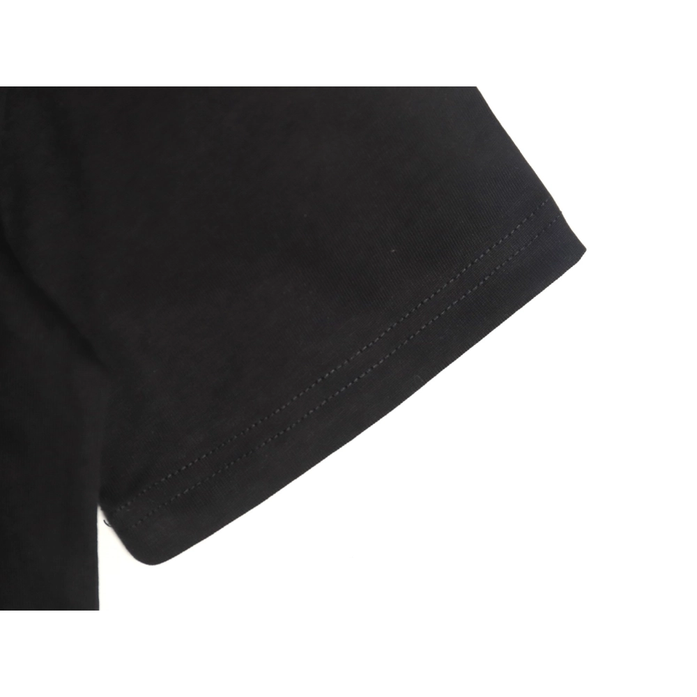 Prada triangle logo leather tag pocket short sleeves TSK1,Prada