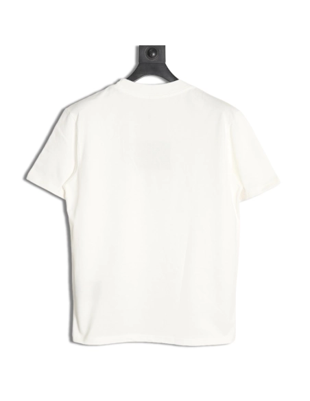 Prada triangle logo leather tag pocket short sleeves,Prada
