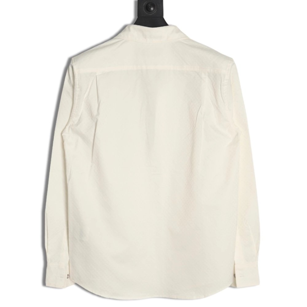 Louis Vuitton dark pattern monogram full print jacquard shirt,Louis Vuitton