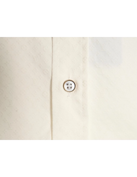 Louis Vuitton dark pattern monogram full print jacquard shirt,Louis Vuitton