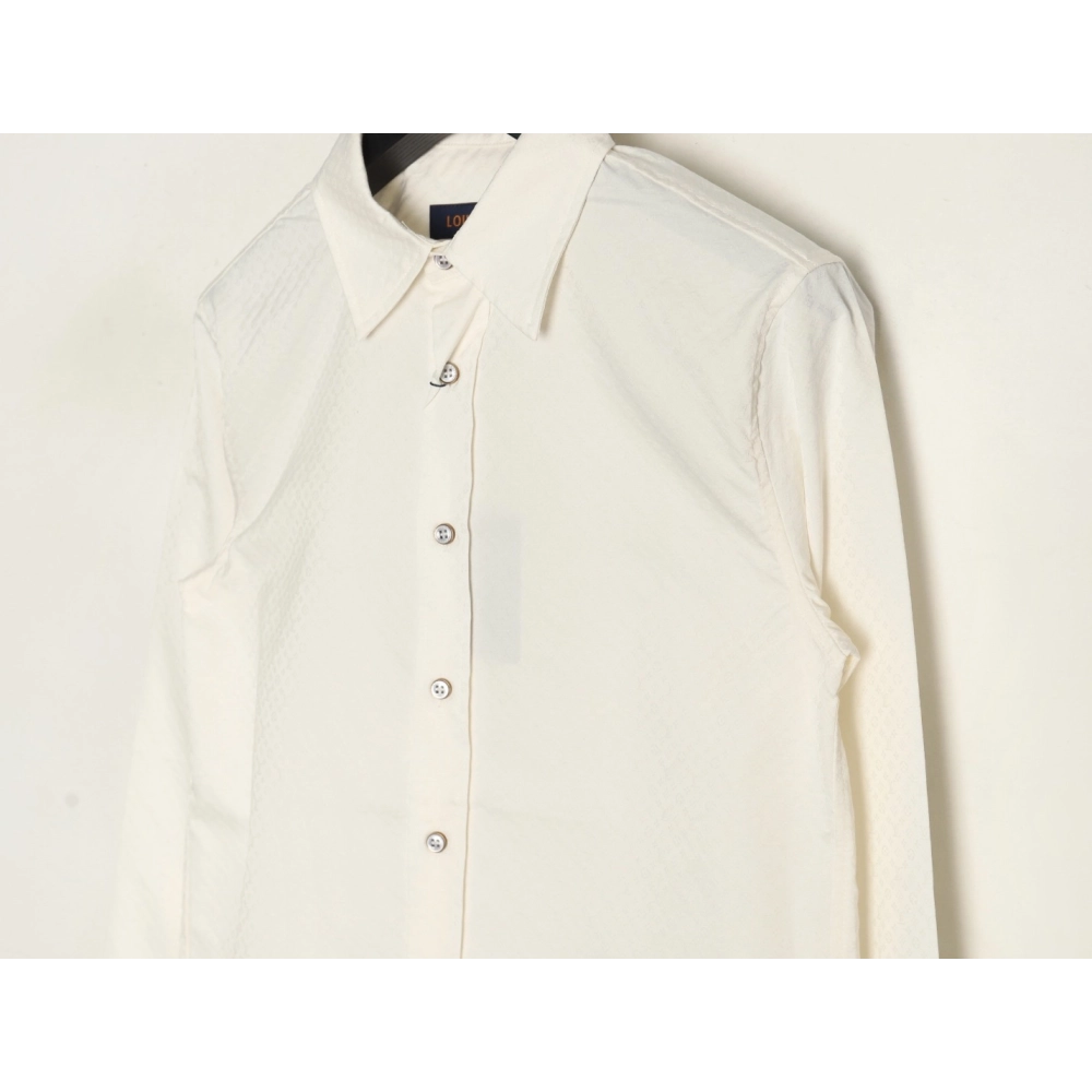 Louis Vuitton dark pattern monogram full print jacquard shirt,Louis Vuitton