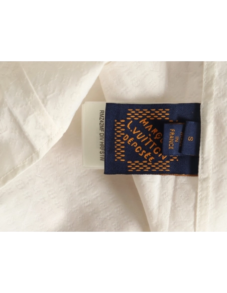 Louis Vuitton dark pattern monogram full print jacquard shirt,Louis Vuitton