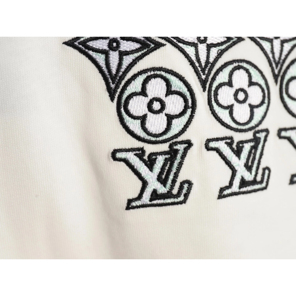 Louis Vuitton embroidered lettering short-sleeved T-shirt,Louis Vuitton