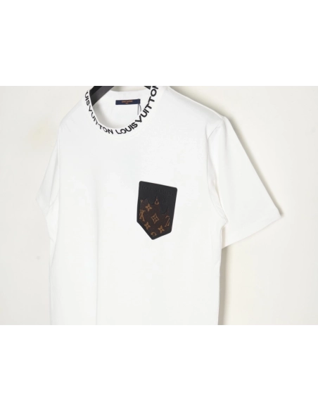 Louis Vuitton Embroidered Logo Short Sleeve T-Shirt,Louis Vuitton