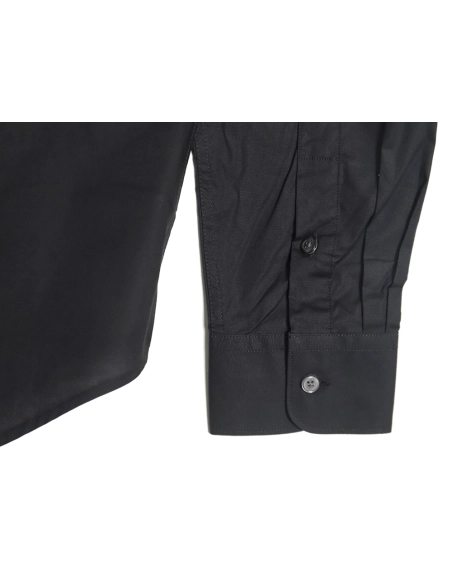 Prada Embroidered Lettering Poplin Long Sleeve Shirt TSK1,Prada