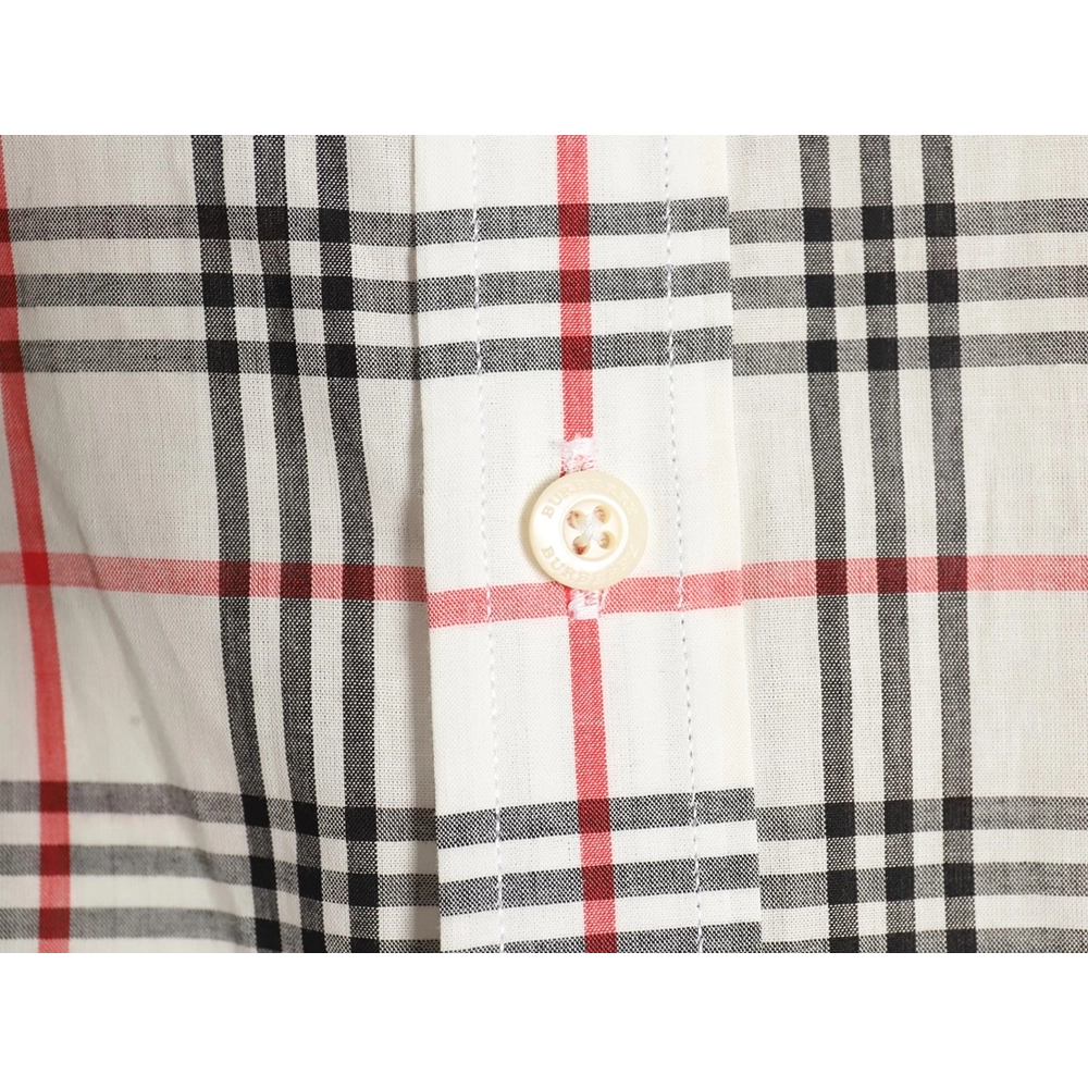 Burberry all over print war horse plaid long sleeve shirt,Burberry