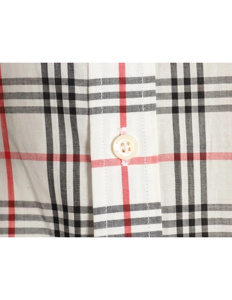 Burberry all over print war horse plaid long sleeve shirt,Burberry