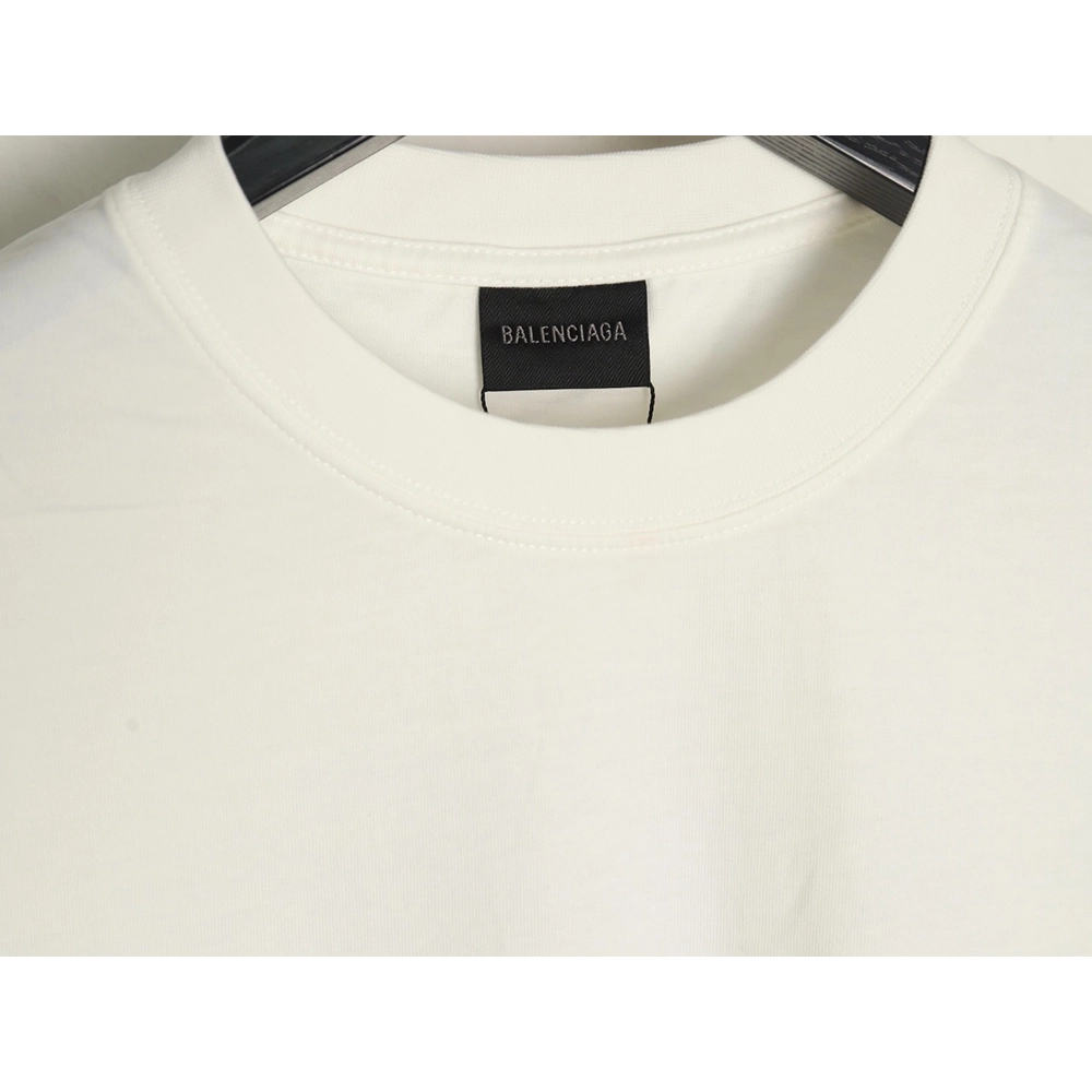 Balenciaga Halo Print Pop Embroidery Short Sleeve T-Shirt,Balenciaga