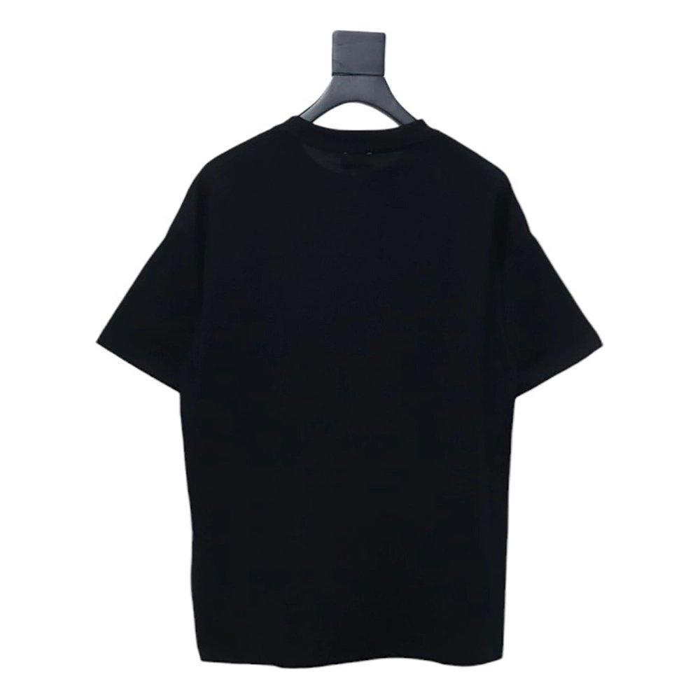 Moncler overlapping logo print short sleeves,Moncler