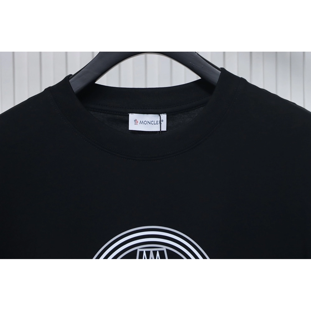 Moncler overlapping logo print short sleeves,Moncler