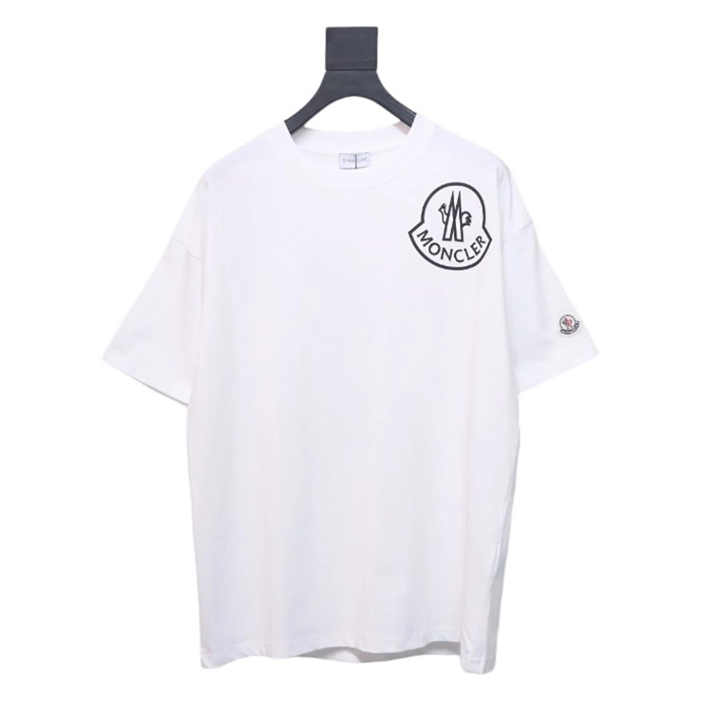 Moncler chest logo print short sleeves,Moncler