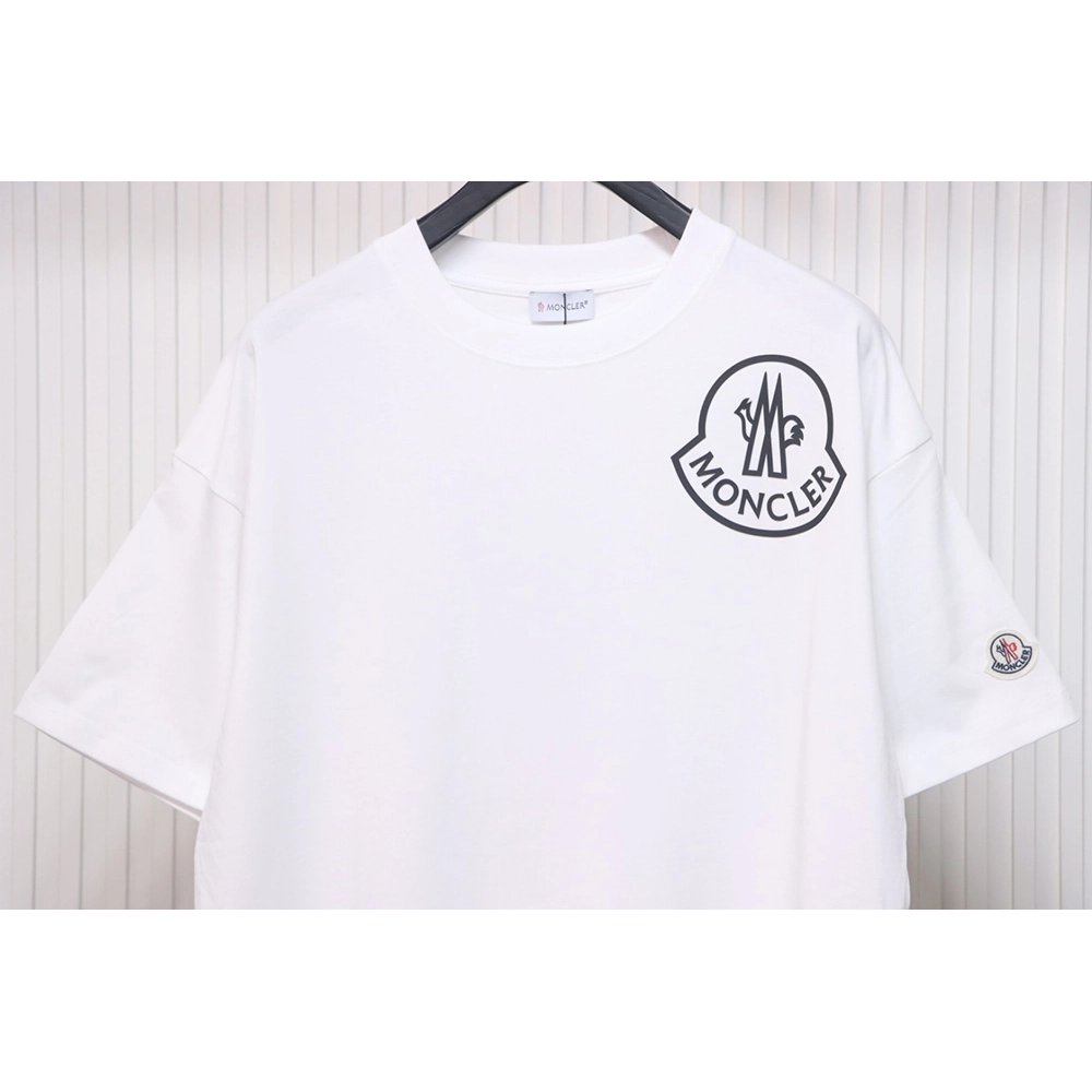 Moncler chest logo print short sleeves,Moncler